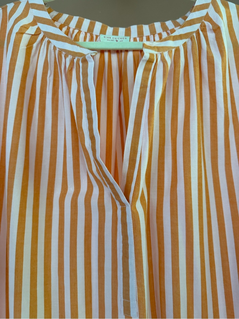Pink Chicken Womens Cooper Coverup - Orange Pink Stripe - Picture 3 of 9